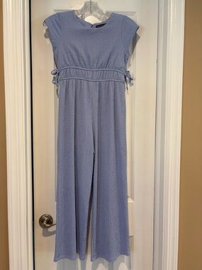 Three Pink Hearts Girls’ Knit Jumpsuit Size Medium